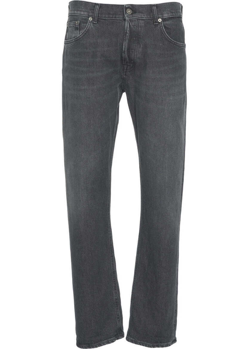Blugi drepti Dondup Straight cut jeans Bray Black Barbati (BM 19035880) 2