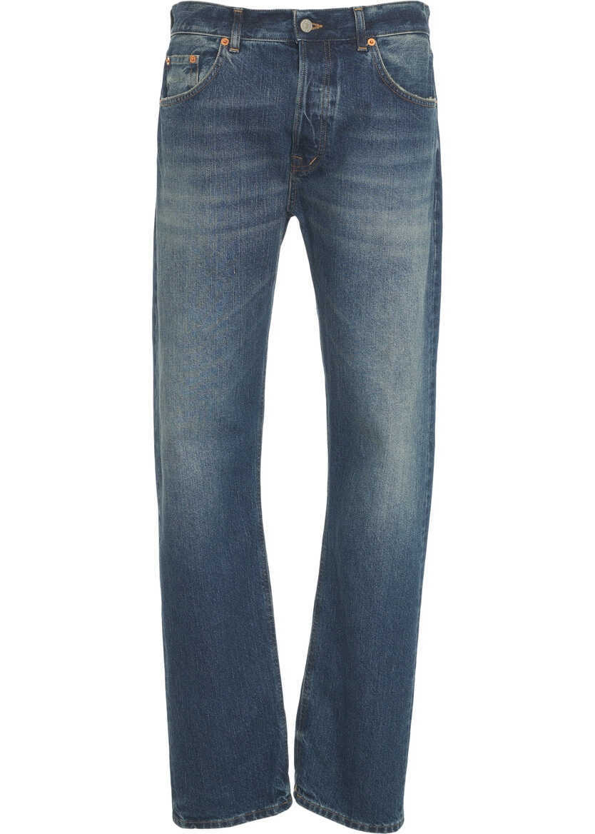 Blugi drepti Dondup Straight cut jeans Bray Blue Barbati (BM 19035883) 2