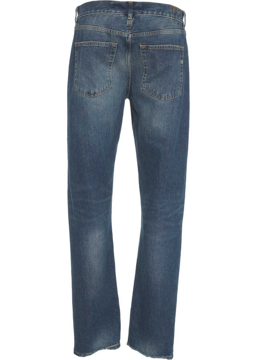 Blugi drepti Dondup Straight cut jeans Bray Blue Barbati (BM 19035883) 4