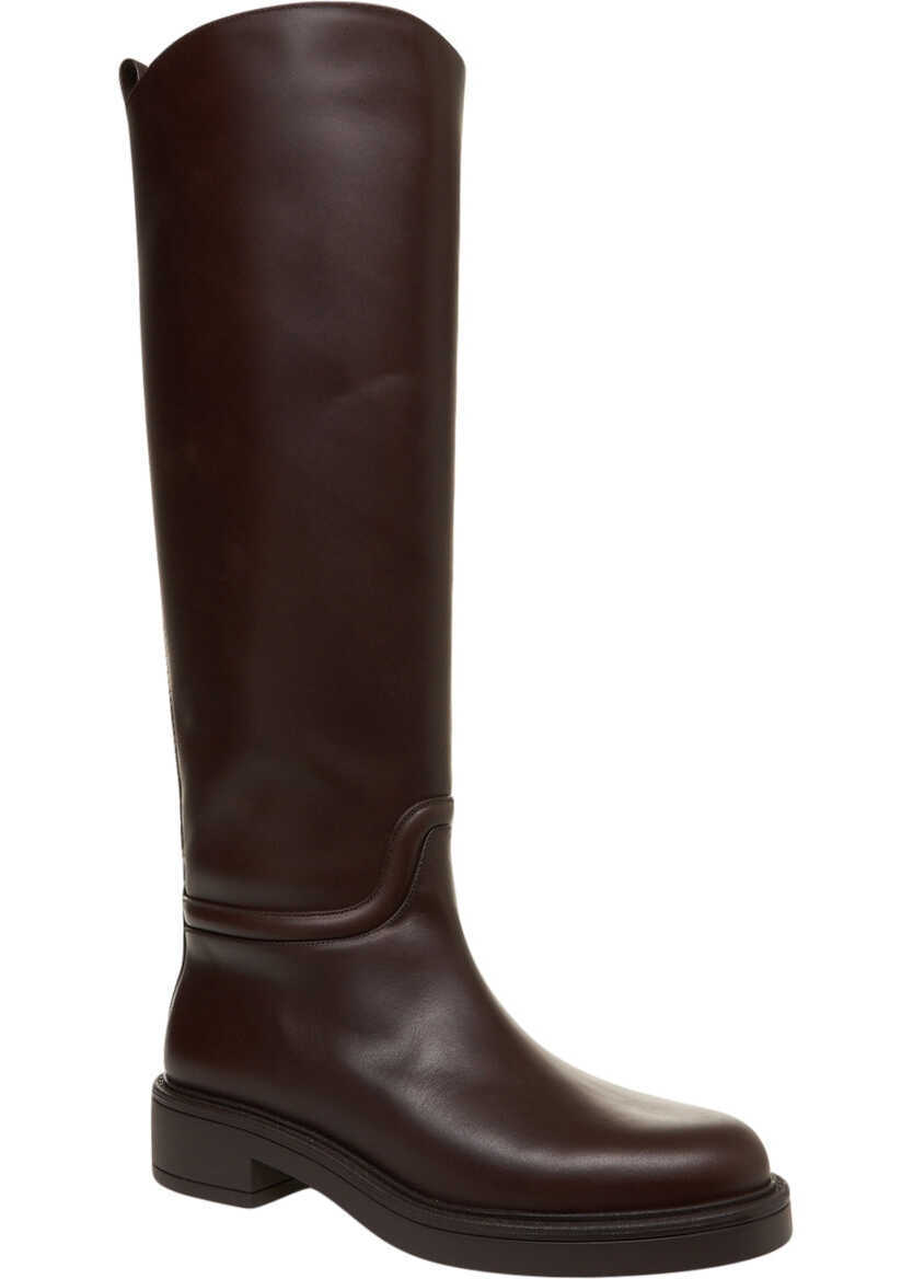 Cizme de iarna Stuart Weitzman Riding boots Celia Brown Femei (BM 19035901) 3