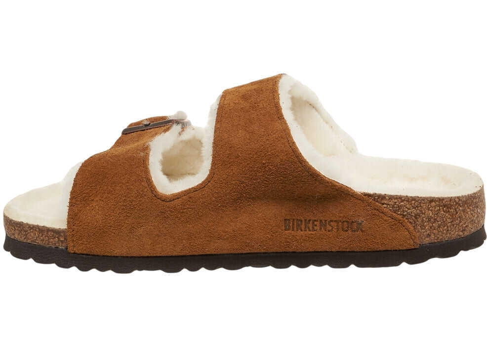 Sandale Birkenstock Sandals Arizona Shearling Brown Femei (BM 19035904) 4