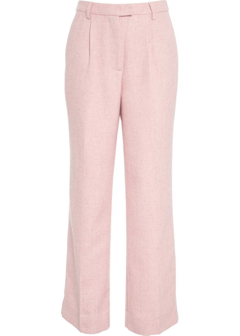 Pantaloni office Second Female Pleated pants Rosaria Rose Femei (BM 19035943) 2