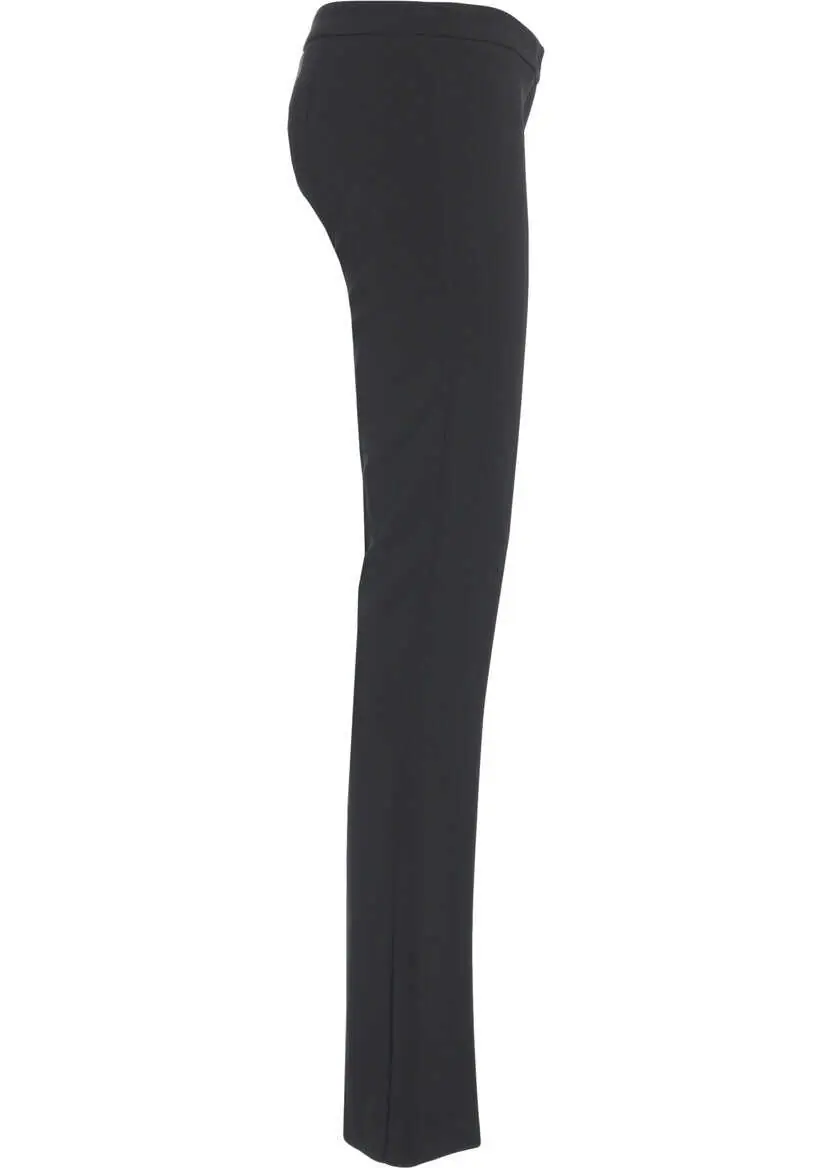 Pantaloni office Elisabetta Franchi Flared pants Black Femei (BM 19035955) 3