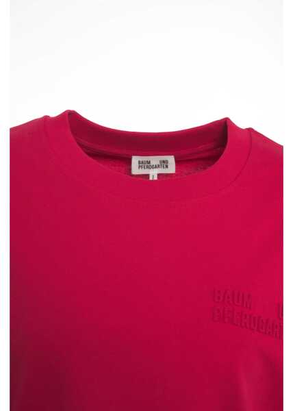 Tricouri Baum und Pferdgarten T-shirt with logo Jiana Red Femei (BM 19035970) 4