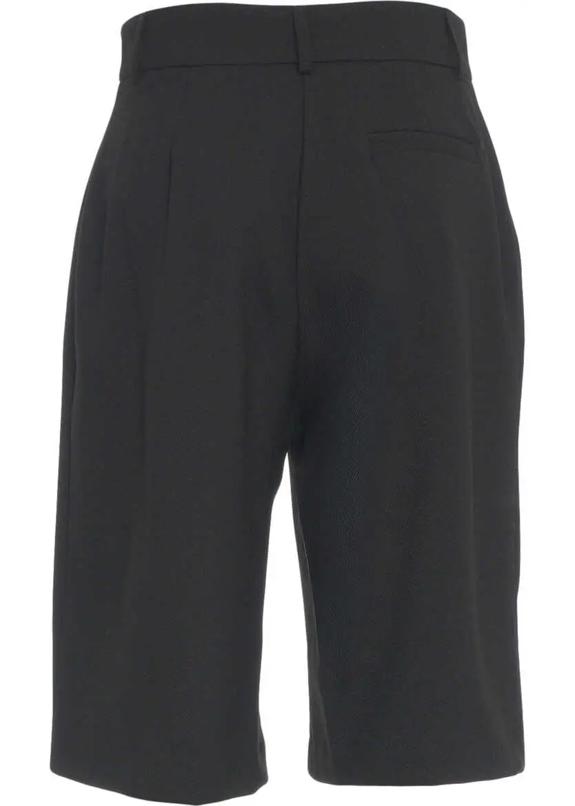 Pantaloni casual Kaos Bermuda shorts with pleats Black Femei (BM 19035973) 4