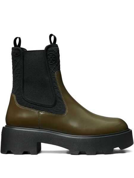 Bocanci Tory Burch Tory Burch Chelsea Boot In Various Materials Green Femei (BM 19055340) 1