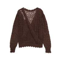 Pulovere Twinset V-Neck Knitted Sweater Femei