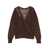 TWINSET Twinset V-Neck Knitted Sweater BROWN