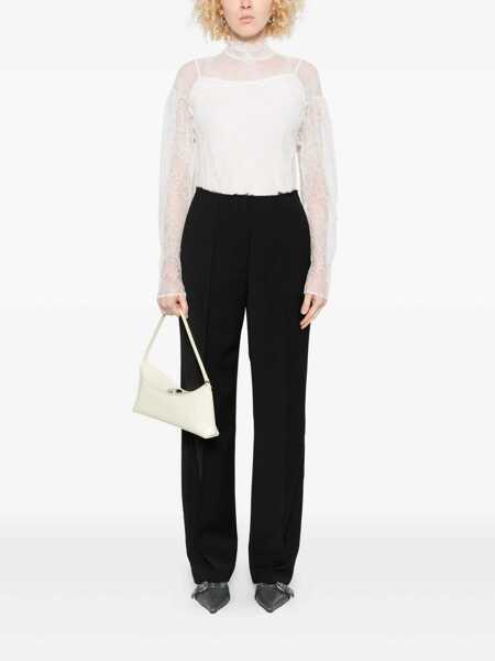 Bluze TWINSET Twinset White Lace Overlay Blouse WHITE Femei (BM 19055616) 2