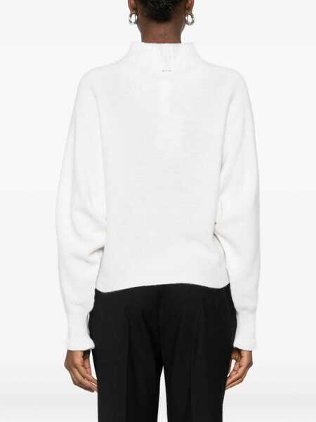 Pulovere TWINSET Twinset Sweater With Flared Cuffs WHITE Femei (BM 19055622) 4