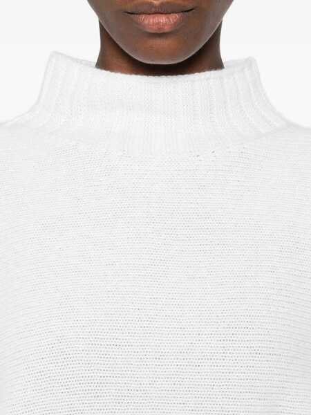 Pulovere TWINSET Twinset Sweater With Flared Cuffs WHITE Femei (BM 19055622) 5