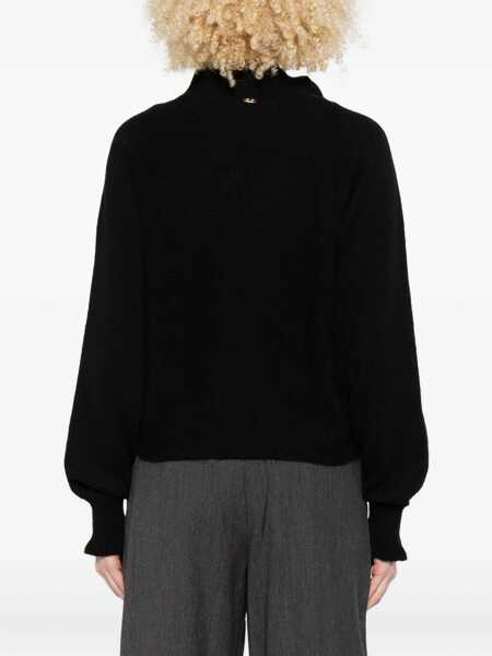 Pulovere TWINSET Twinset Sweater With Flared Cuffs Black Femei (BM 19055631) 4