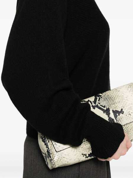 Pulovere TWINSET Twinset Sweater With Flared Cuffs Black Femei (BM 19055631) 5