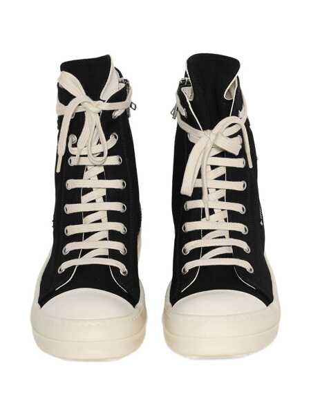 Sneakers Rick Owens Rick Owens Drkshdw WomenS Cargo Sneaks In Black Overdyed Denim BLACK MILK MILK Femei (BM 19055670) 2