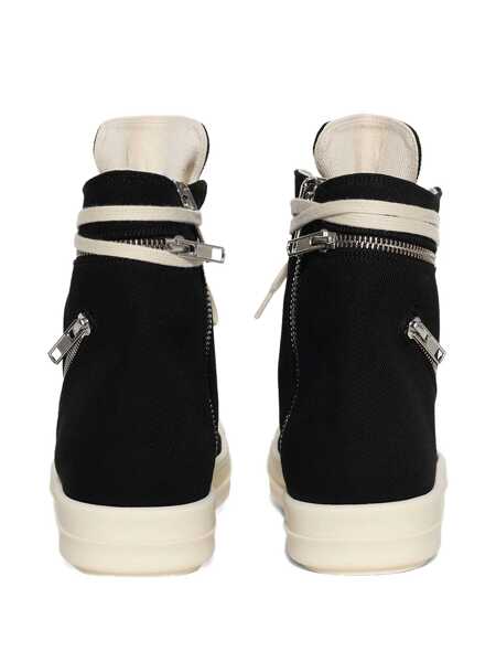 Sneakers Rick Owens Rick Owens Drkshdw WomenS Cargo Sneaks In Black Overdyed Denim BLACK MILK MILK Femei (BM 19055670) 3