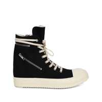 Sneakers Rick Owens Drkshdw Women'S Cargo Sneaks In Black Overdyed Denim Femei