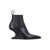 Rick Owens Rick Owens Ankle Sharp Black Washed Calf Leather Boots Black