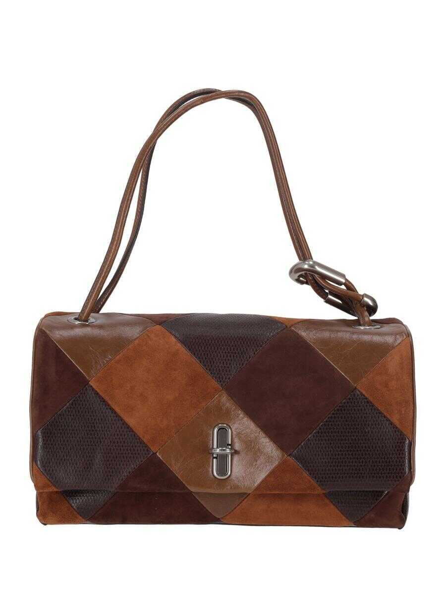 Genti de umar Marc Jacobs Marc Jacobs The Large Dual Shoulder BROWN MULTI Femei (BM 19055742) 1