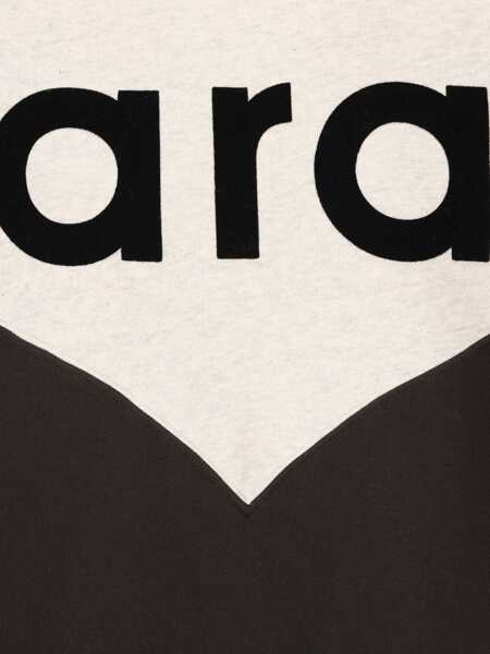 Pulovere Isabel Marant Isabel Marant toile Two-Tone Crewneck Sweatshirt Black Femei (BM 19056138) 3