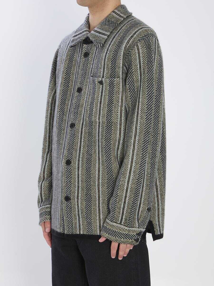 Pulovere GUEST IN RESIDENCE Stripe Work Shirt GREY Femei (BM 19056231) 2