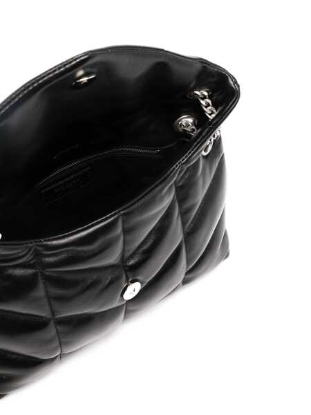 Genti de mana Saint Laurent Saint Laurent Bo Mng Puffer S Sintra Spo Black Femei (BM 19056336) 5