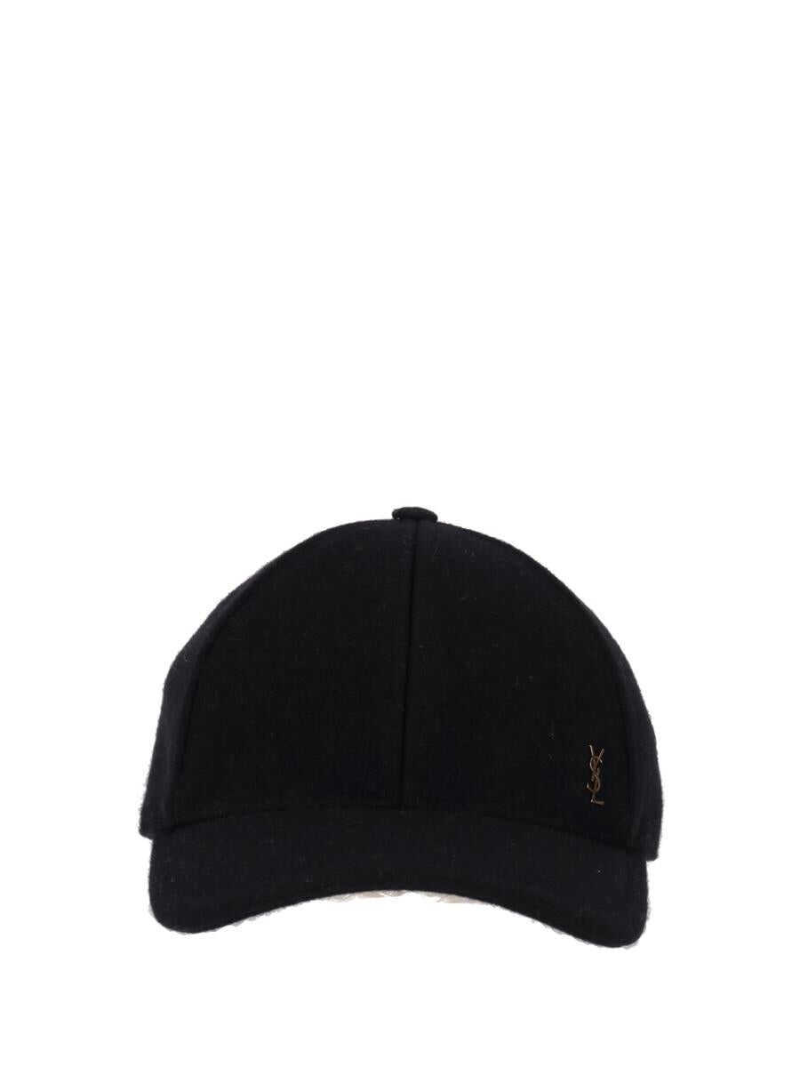 Palarii Saint Laurent Saint Laurent Casquette Feutre Uni Black Femei (BM 19056420) 1
