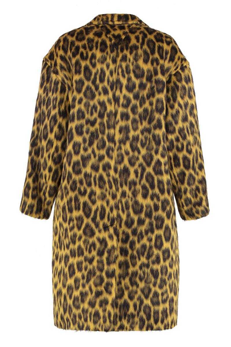 Paltoane Bottega Veneta Bottega Veneta Leopard Print Oversized Coat Multicolor Femei (BM 19056864) 2