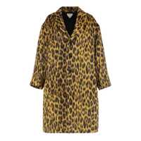 Paltoane Bottega Veneta Leopard Print Oversized Coat Femei
