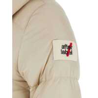 Imbracaminte After Label Dama - Geci de iarna After Label Helsinki Beige Down Jacket With Logo Patch On The Sleeve And Puller With Logo On The Waist In Tech Fabric Woman Beige Femei (BM 19057056) - B-mall.ro
