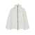 After Label 'Tignes' White Down Jacket With Removable Collar With Buttons And Puller With Logo On The Waist In Tech Fabric Woman WHITE