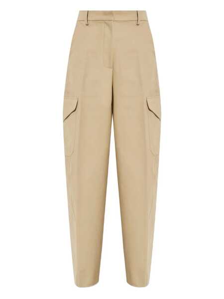 Pantaloni casual Givenchy Givenchy Wool And Cotton Trousers Beige Femei (BM 19057638) 1
