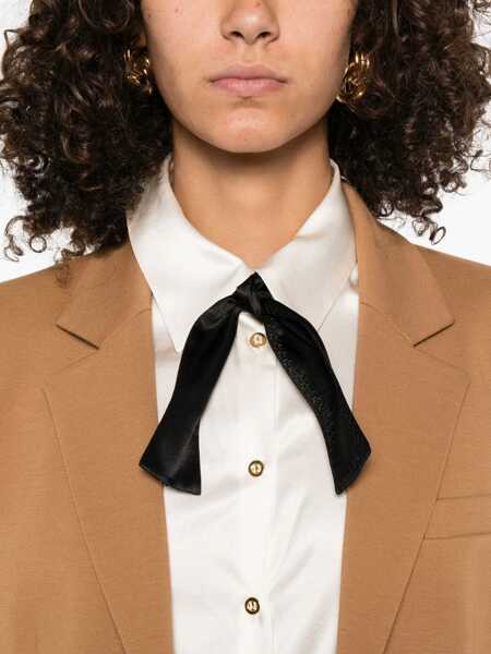 Camasi Elisabetta Franchi Elisabetta Franchi Camicia MILK/NERO Femei (BM 19057689) 5