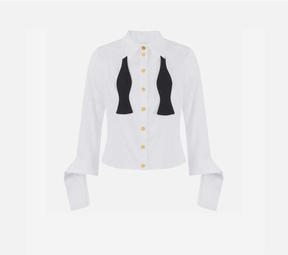 Camasi Elisabetta Franchi Elisabetta Franchi Camicia White Femei (BM 19057695) 1