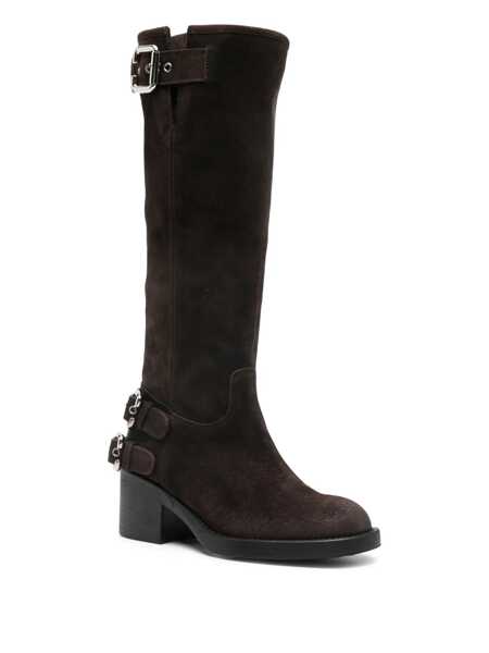 Bocanci Chloe Chlo Dakota Leather Boots BROWN Femei (BM 19057776) 2