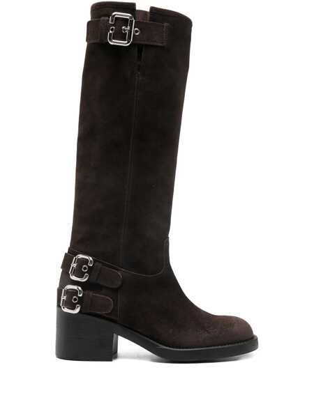 Bocanci Chloe Chlo Dakota Leather Boots BROWN Femei (BM 19057776) 1