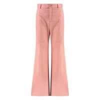 Pantaloni casual Chloé High-Waist Wide-Leg Trousers Femei