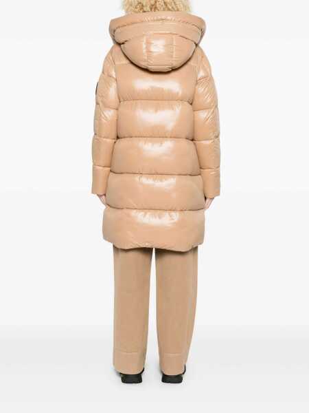 Paltoane Save the Duck Save The Duck Bella Long Beige Down Jacket Beige Femei (BM 19058262) 4