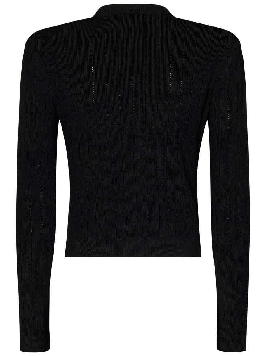 Cardigane Balmain Balmain Cardigan Black Femei (BM 19058292) 3