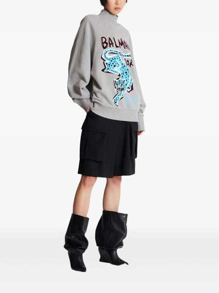 Topuri Balmain Balmain Tops GREY Femei (BM 19058571) 2