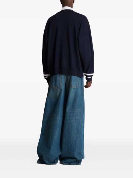 Pulovere Balmain Balmain Sweaters & Knitwear BLUE Barbati (BM 19058652) 4