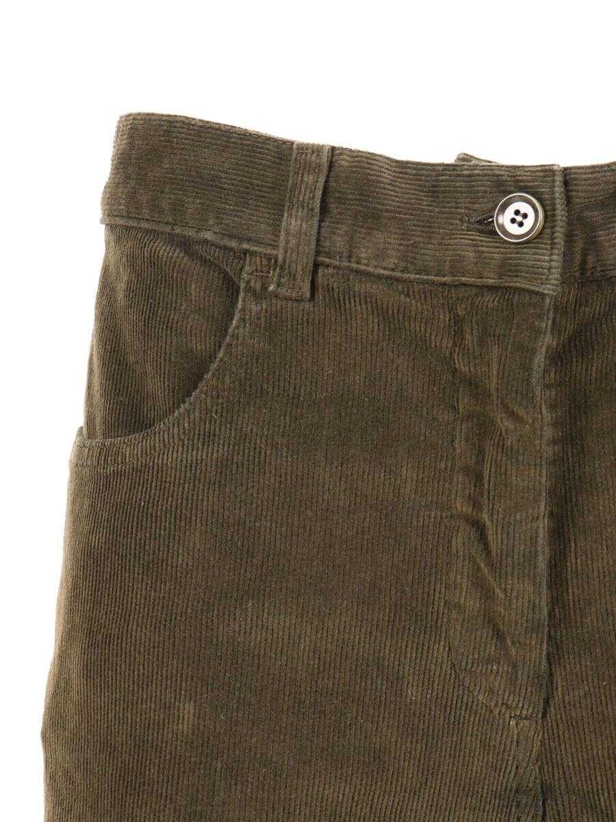 Pantaloni casual Aspesi Aspesi Pants GREEN Femei (BM 19058739) 3