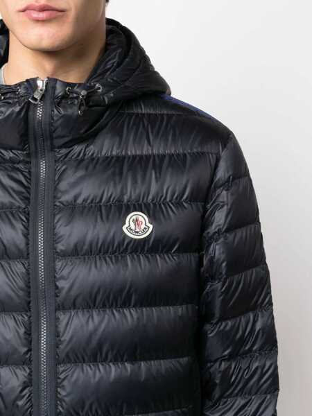 Geci Moncler Moncler Agout Logo-Patch Puffer Jacket BLUE Barbati (BM 19059048) 5