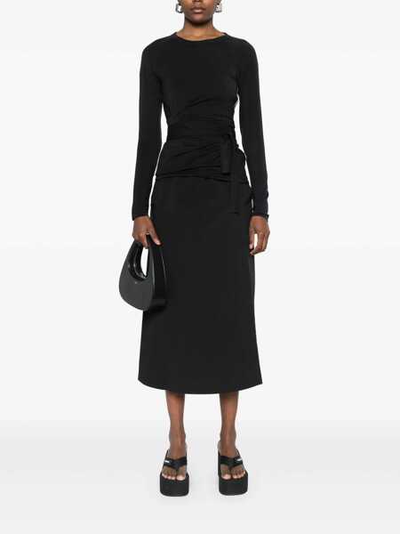 Topuri Y-3 Y-3 Adidas W Tnc Ls Tee Black Femei (BM 19059123) 2