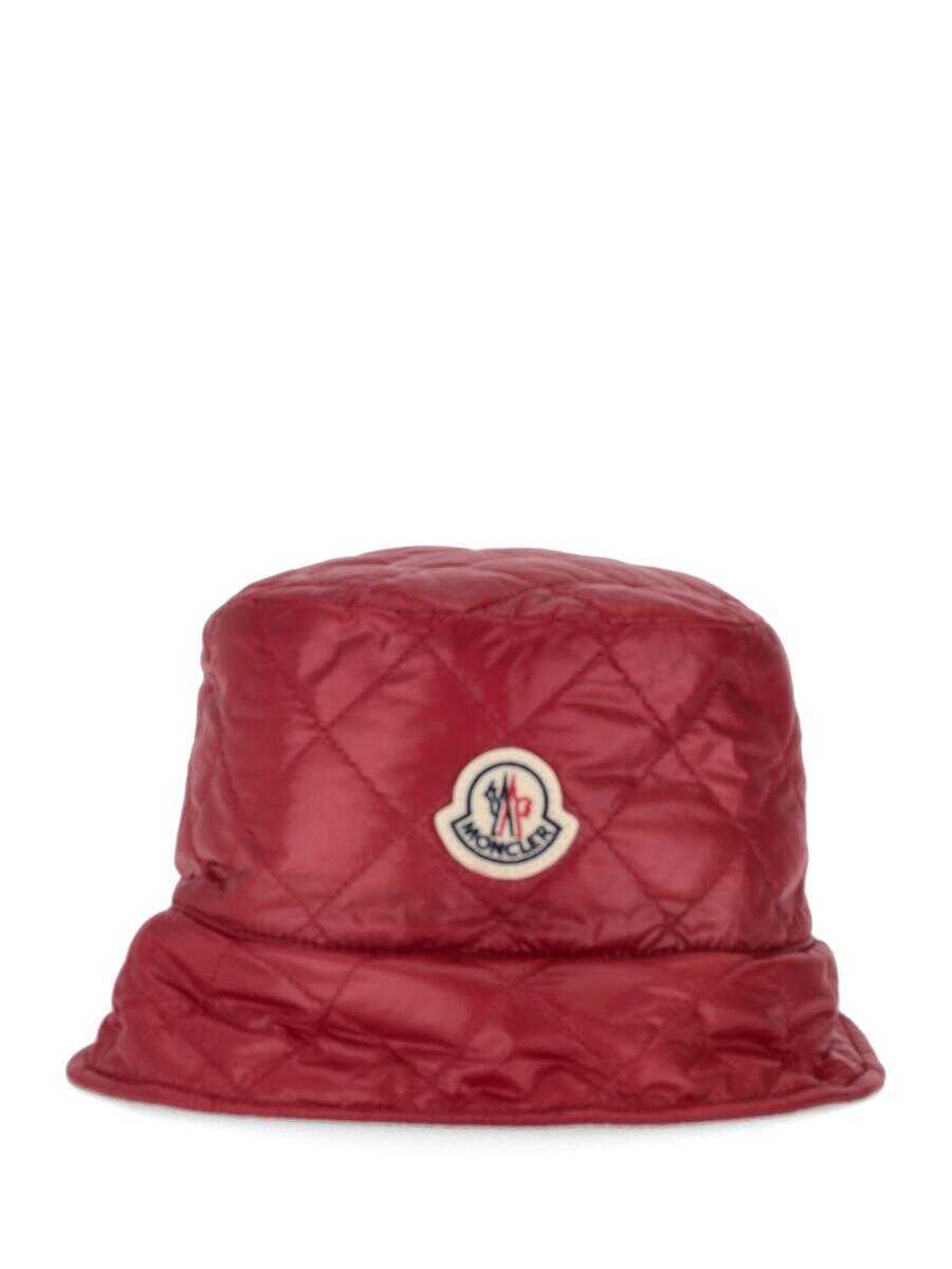 Palarii Moncler Moncler Bucket Hat MEDIUM RED Femei (BM 19059234) 1