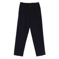 Pantaloni LOW BRAND Blue Pants With Elastic Waist And Belt Loops In Cotton Man