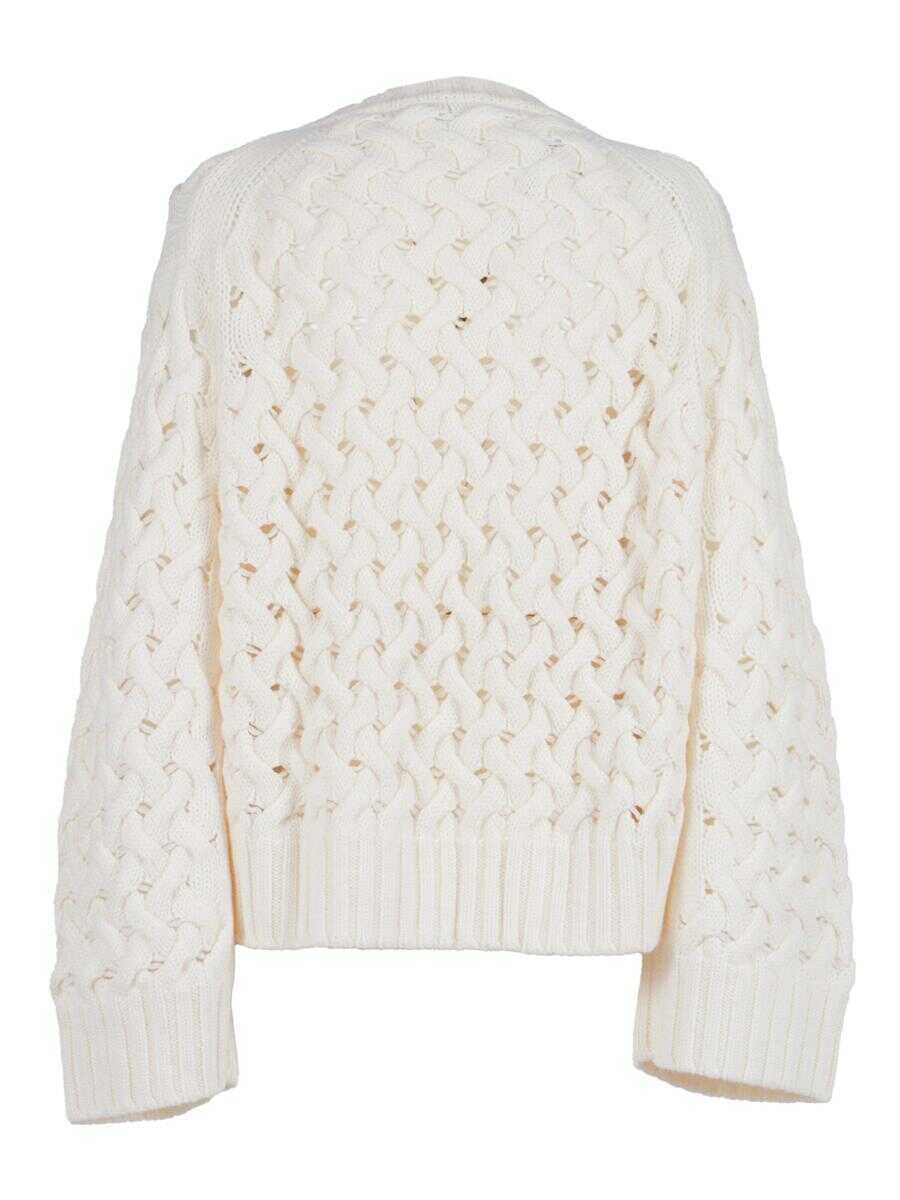 Pulovere P.A.R.O.S.H. P.A.R.O.S.H. Girocoll WHITE Femei (BM 19059525) 2