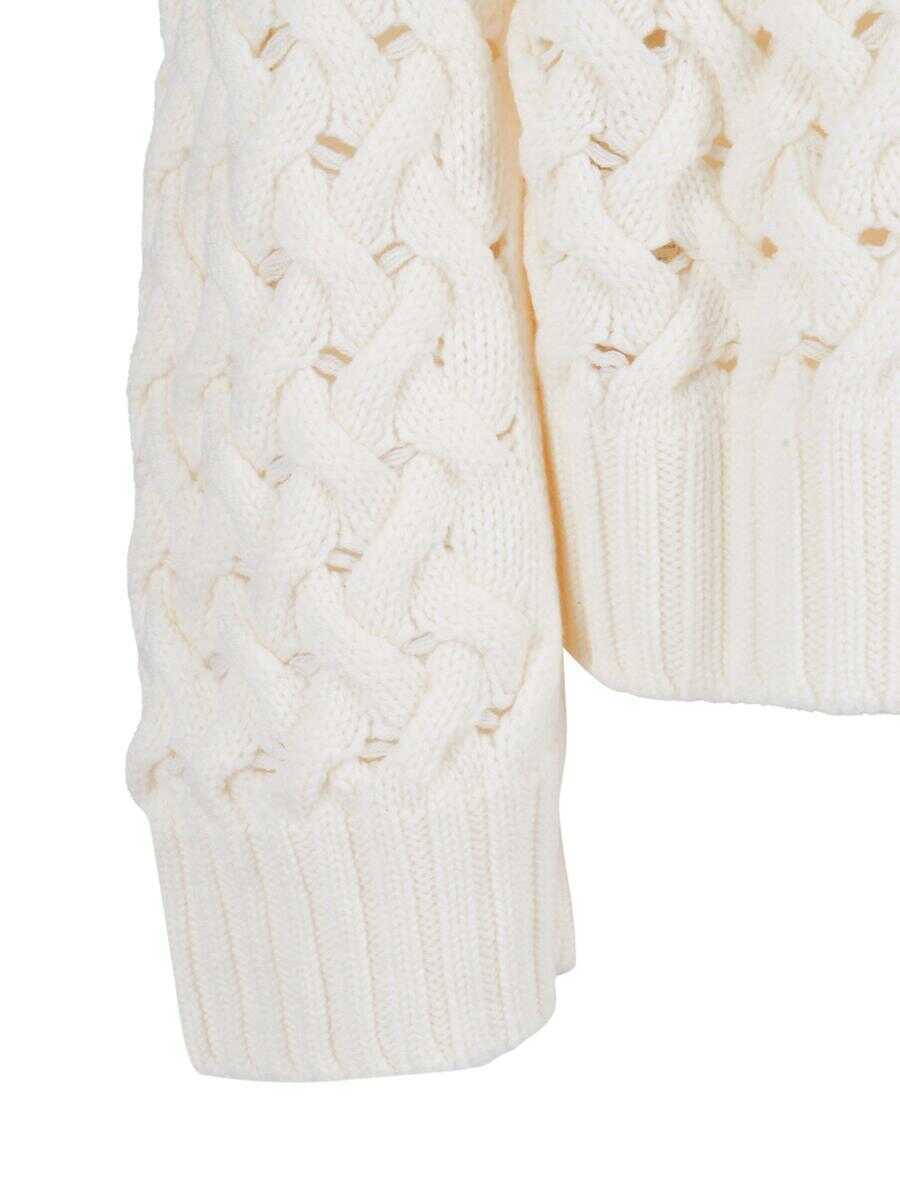 Pulovere P.A.R.O.S.H. P.A.R.O.S.H. Girocoll WHITE Femei (BM 19059525) 3