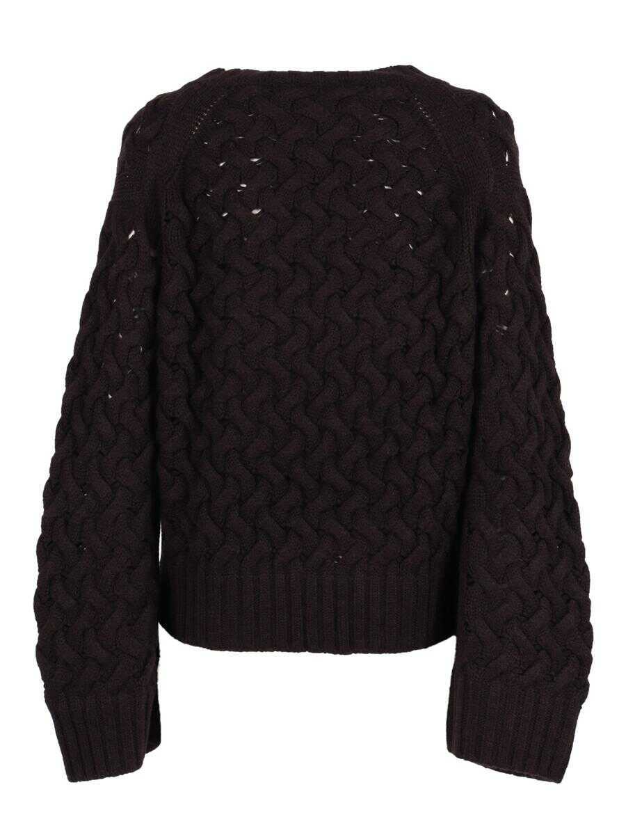 Pulovere P.A.R.O.S.H. P.A.R.O.S.H. Girocoll BROWN Femei (BM 19059528) 2