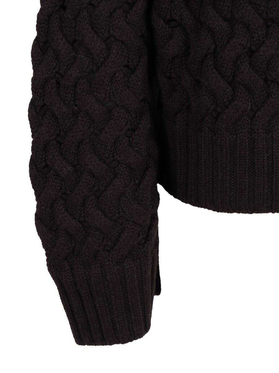 Pulovere P.A.R.O.S.H. P.A.R.O.S.H. Girocoll BROWN Femei (BM 19059528) 3