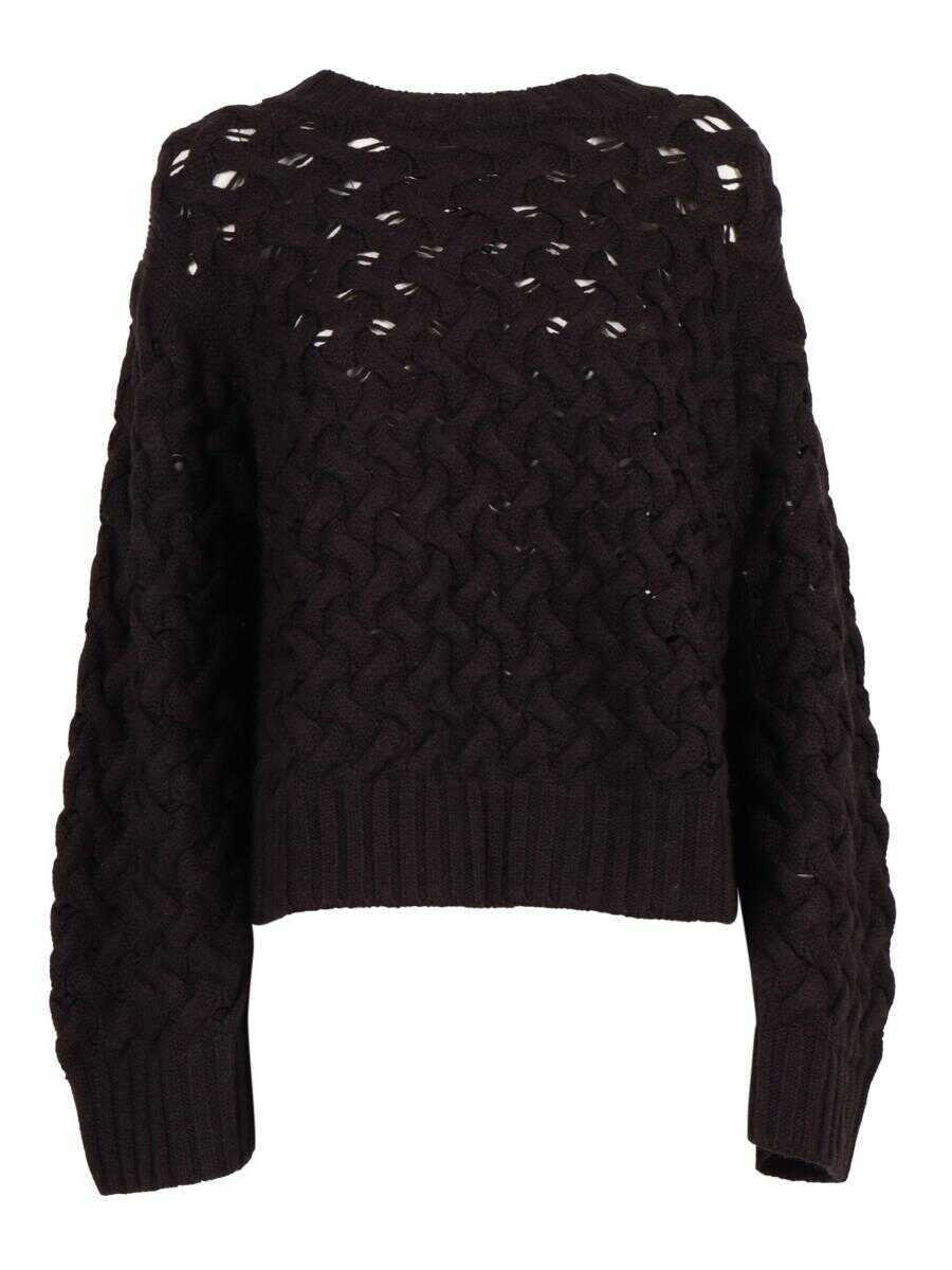 Pulovere P.A.R.O.S.H. P.A.R.O.S.H. Girocoll BROWN Femei (BM 19059528) 1